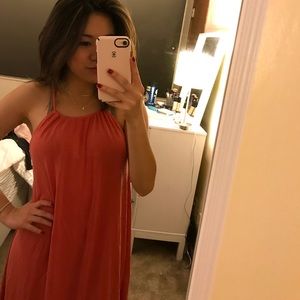 Beautiful coral colored dress